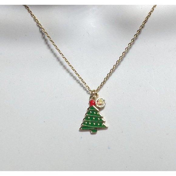 Rae Dunn Christmas Tree Necklace - Picture 4 of 7